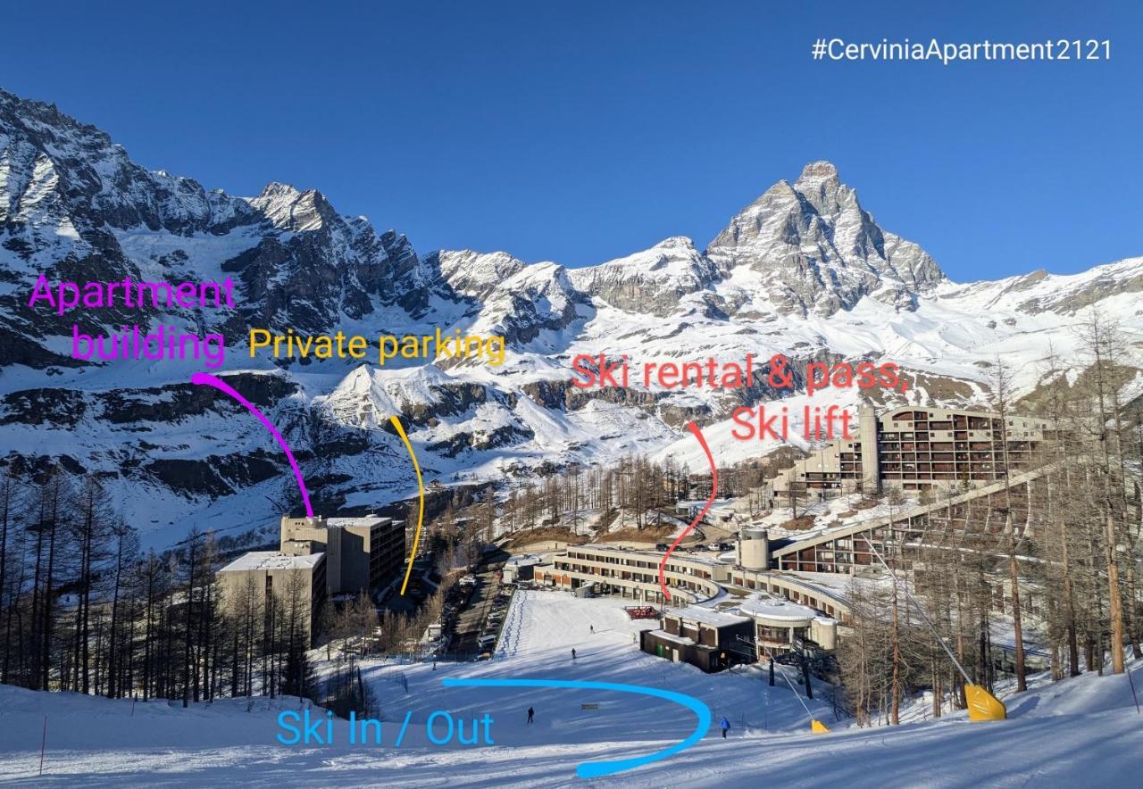 Cervinia Apartment 2121 - Ski & Mountain Panorama Бройл-Червиня Екстериор снимка